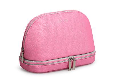 China Shell Shaped Makeup Toiletry Travel Bags / Travel Makeup Pouch Easy Carry for sale