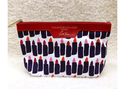 China Eco Friendly Promotional Toiletry Bag Custom Makeup Lipstick Printed for sale