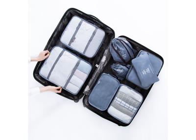 China MultiFunction Travel Storage Bags / Travel Luggage Organizer 8pcs A Set For Clothes for sale
