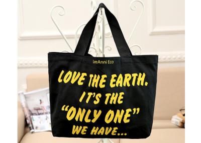 China Blank Shopping Canvas Bag Heavy Duty Waterproof Sturdy With Logo Printing for sale