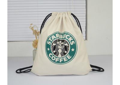 Chine Petit coton imprimé de sacs à dos de sports par logo imperméable promotionnel réutilisable à vendre