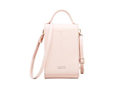 China Long Paragraph Slung Pu Leather Bag , Multi Functional Mobile Phone Purse for sale