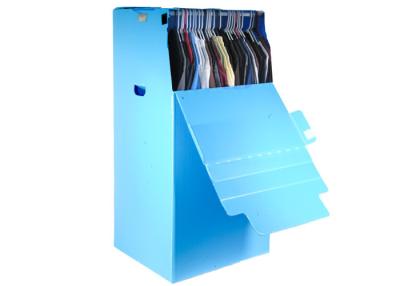 China Moving Wardrobe 5mm Metal Bar Corrugated Plastic Box for sale