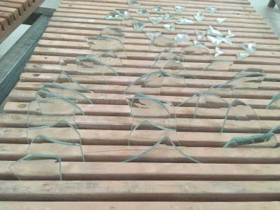 Китай Прямоугольная таможня 5мм скосила стекло, кривую/плоские скошенные стеклянные панели продается