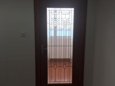 China Inteiror Door Architectural Decorative Glass , Clean Bevelled Glass Door Panels for sale