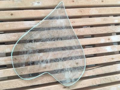 China 4 / 3/2 milímetros biselaron el plano técnico moderado vidrio de la curva del marco del borde en venta