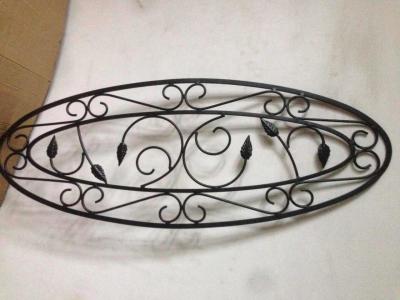 China Round / Square Steel Wrought Iron Glass Tempered Durable Antiseptic for sale