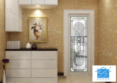 China Insulated Glass Panel For Doors , Agon Filled Privacy Oval Entry Door Glass Inserts for sale