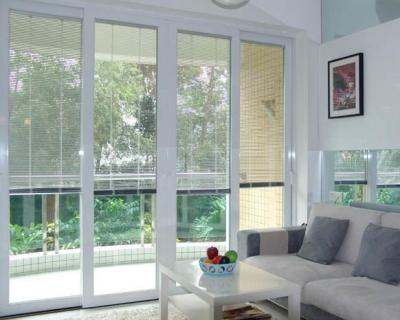 China Dust Free Blinds Inside Glass White Aluminium Material Sound Insulation for sale