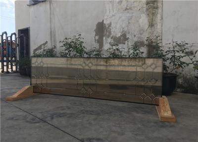 China Inserções decorativas do vidro da porta da rua para portas, cercos do chuveiro, tabela e partes superiores contrárias à venda