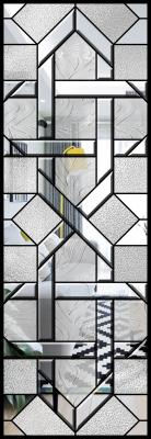China Stained Glass Solid Flat Tempered Glass Panels Private Imports Series for sale