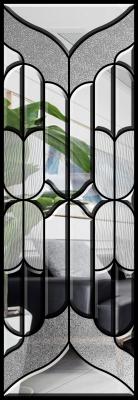 China Vidro decorativo colorido da porta, zinco do espaço livre/pátina/níquel de vidro contínuos à venda