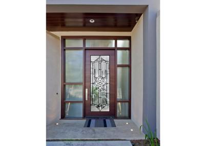 China Vidro decorativo do painel da luz lateral, painéis arquitetónicos da porta do vitral à venda