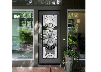 China Arte simples de vidro decorativa feita sob encomenda elegante da difusão de Windows da porta de entrada da luz natural à venda