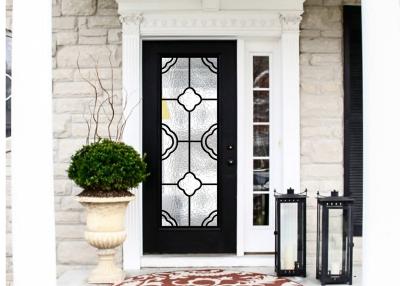 China Modern Technology 2264 Inch Wrought Iron Glass Instant Iconic Stain Grade Jamb for sale