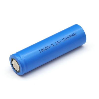 China Pilhas Lifepo4 do azul 18650, pilha de 1500mAh 3,2 V Lifepo4 para instrumentos e Apparatusm à venda