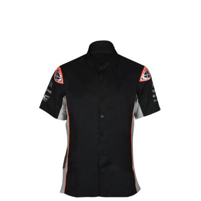 China Custom Printed Polo Shirt Quick Dry Cotton for Racing Team and Motorcycling Fans for sale