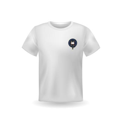 China T-shirt universitário com logotipo personalizado e material respirável de impressão digital à venda