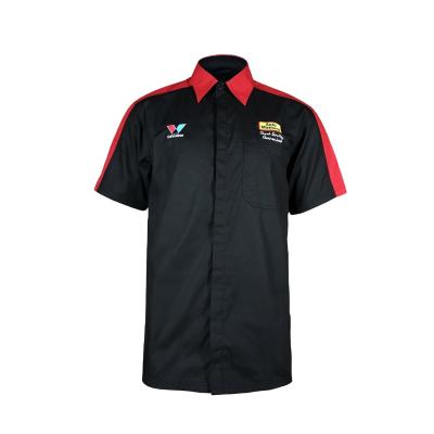 China Men's Short Sleeve Racing and Sports Wear Shirt with Breathable and Quick Dry Fabric for sale