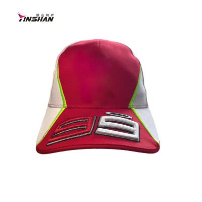 China Racing Sport Cap for Men 3D Embroidery 6 Panel Design Custom Color Custom Car Cycling for sale