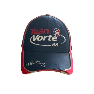 China Motors Racing Team Multicolor Spring Cotton Baseball Cap with Embossed Printing Style for sale