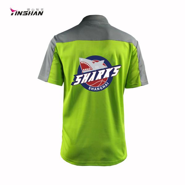 Quality Customized Breathable Cotton Polyester Cricket Polo Shirt with Personalised for sale