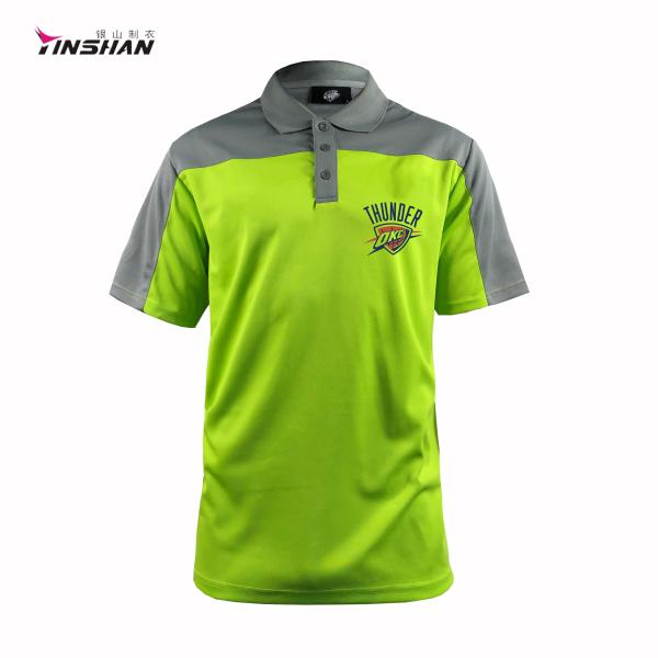 Quality Customized Breathable Cotton Polyester Cricket Polo Shirt with Personalised for sale