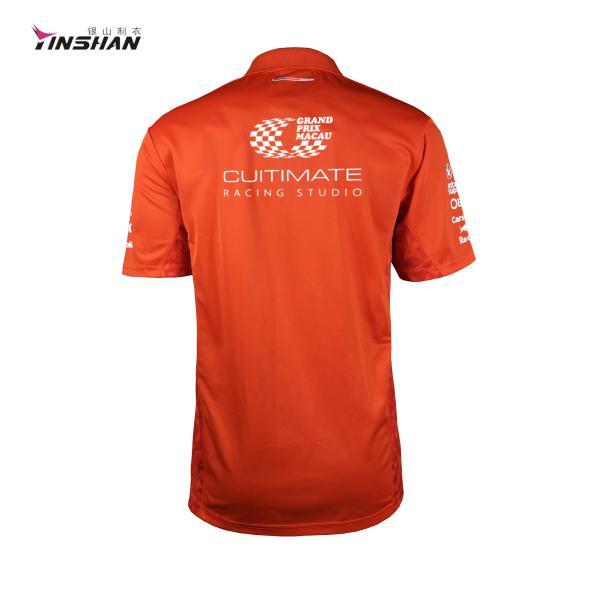 Quality Custom Print Wicking Breathable Sports Polo Shirt with Personalised Design for sale