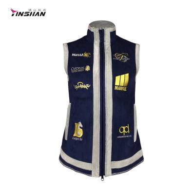 China Motorcycle Auto Racing Wear Men's Softshell Vests for Winter Sports Custom Team Name for sale