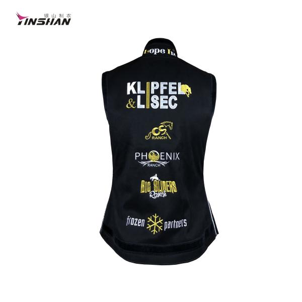 Quality Motorcycle Auto Racing Wear Men's Softshell Vests for Winter Sports Custom Team for sale