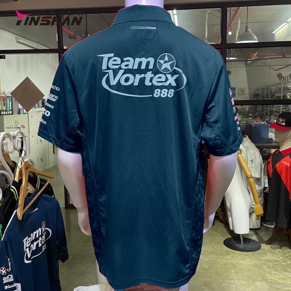 Quality Cotton/Poly Motorcycle Team Sportswear Pit Crew Racing Polo Shirt for Motocross for sale