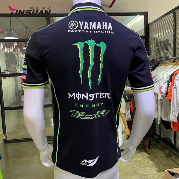 Quality Polyester/Cotton Racing Team Polo Shirts Custom Sublimation Uniform for for sale