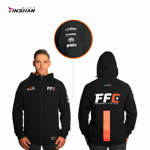 Quality Woven Technology Customised Racing Team Hoodie for Personalization and Logo for sale
