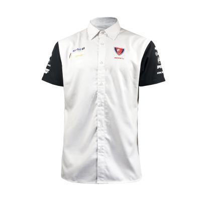 China Customized Cotton/Spandex Mesh Racing Shirt Cotton/Spandex Mesh Material for sale
