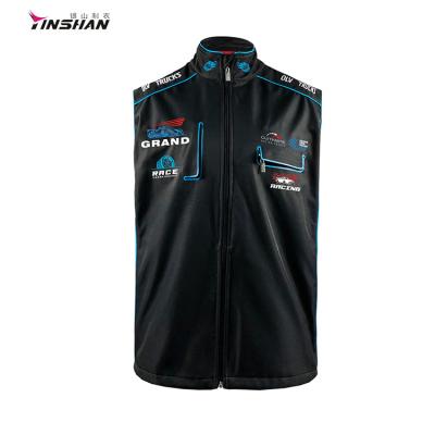 China Breathable Custom Printed Polyester Vest for Motorcycle and Racing Team for sale