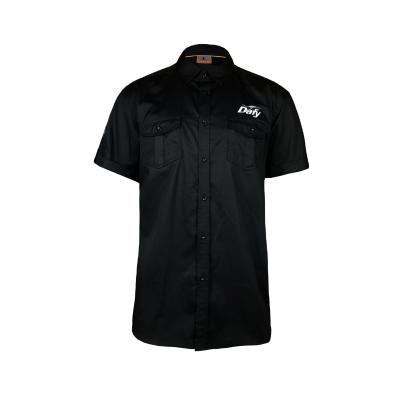 China Breathable Custom Embroidery 100% Polyester Teamwear Short-sleeved Shirts for Adults for sale