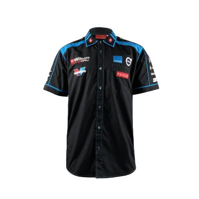 China Gender-Neutral Team Sportswear Polo Shirts Custom Logo Design for Racing Enthusiasts for sale