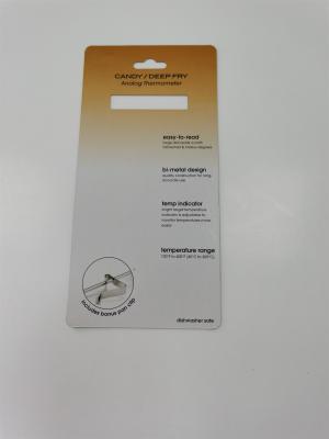 China Papierblister, personalisierte Wellpappe-Clamshell-Verpackung für Themometer zu verkaufen