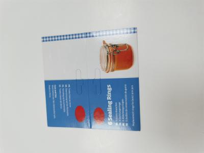 China Folding Blister Plastic Cardboard Clamshell Packaging Paper Card Hot Stamping for sale