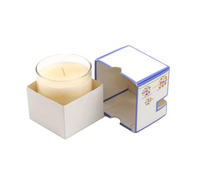 China OEM / ODM Candle Packaging Box 4 color Offset Printing Boxes Rectangular for sale