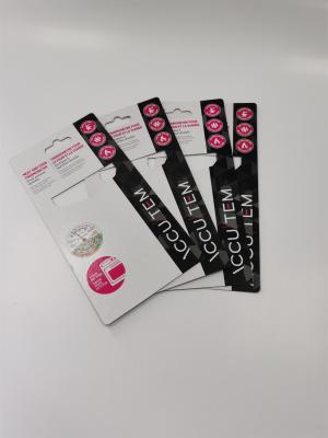 중국 Custom Poster Printing Thermoforming Plastic Blister Card Packaging for Makeup Brush Elastic 판매용