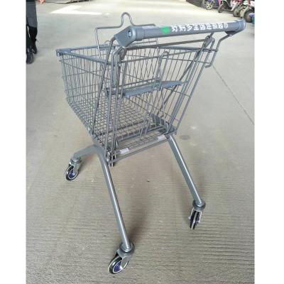 China Hot Sale Carrefour Supermarket Shopping Trolley Grocery Shopping Cart For Carry for sale
