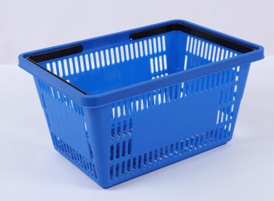 China Shopping Hand Basket 10 - 30L Plastic Carry Basket With Handle à venda