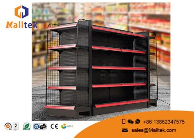 中国 容易二重味方されたゴンドラの棚付けに棚に置くスーパーマーケットのゴンドラを分解して下さい 販売のため