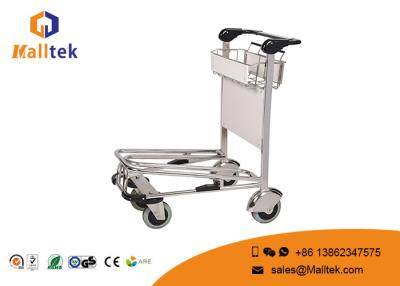 China Lightweight Airport Luggage Trolley Foldable Travel Passenger Airport Push Cart for sale