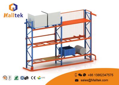 China Yellow Blue Warehouse Storage Racks Metal Adjustable Layer Height 2400*800*3500 Mm for sale