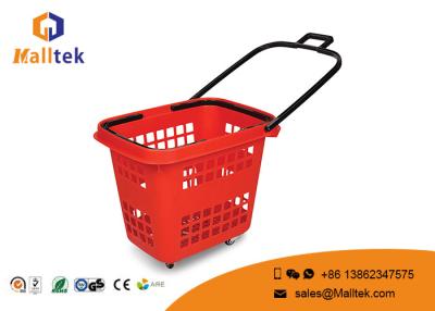 China New PP Collapsible Plastic Shopping Trolley Baskets Durable Easy Carrying for sale