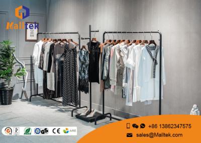 China Boutique Store Garment Showroom Display Hanging Garment Racks For Shops for sale