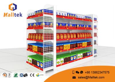 China European Style Supermarket Gondola Shelving For Retail Grocery Store Rack Display for sale