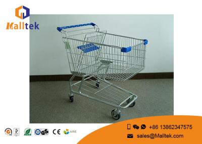 China Durable Structure Lightweight Shopping Trolley Alignment Shopping Basket Trolley for sale